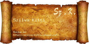 Szilva Kitti névjegykártya